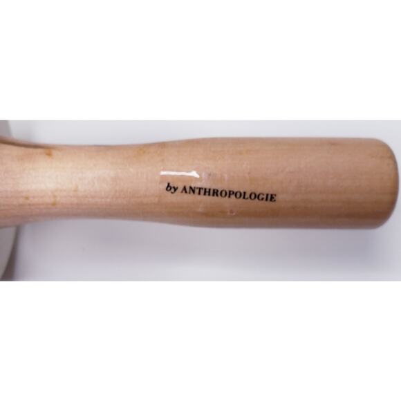 ?Rare ANTHROPOLOGIE Marian Floral 18" Ceramic Rolling Pin w/ Wood Handles in EUC - Picture 2 of 6